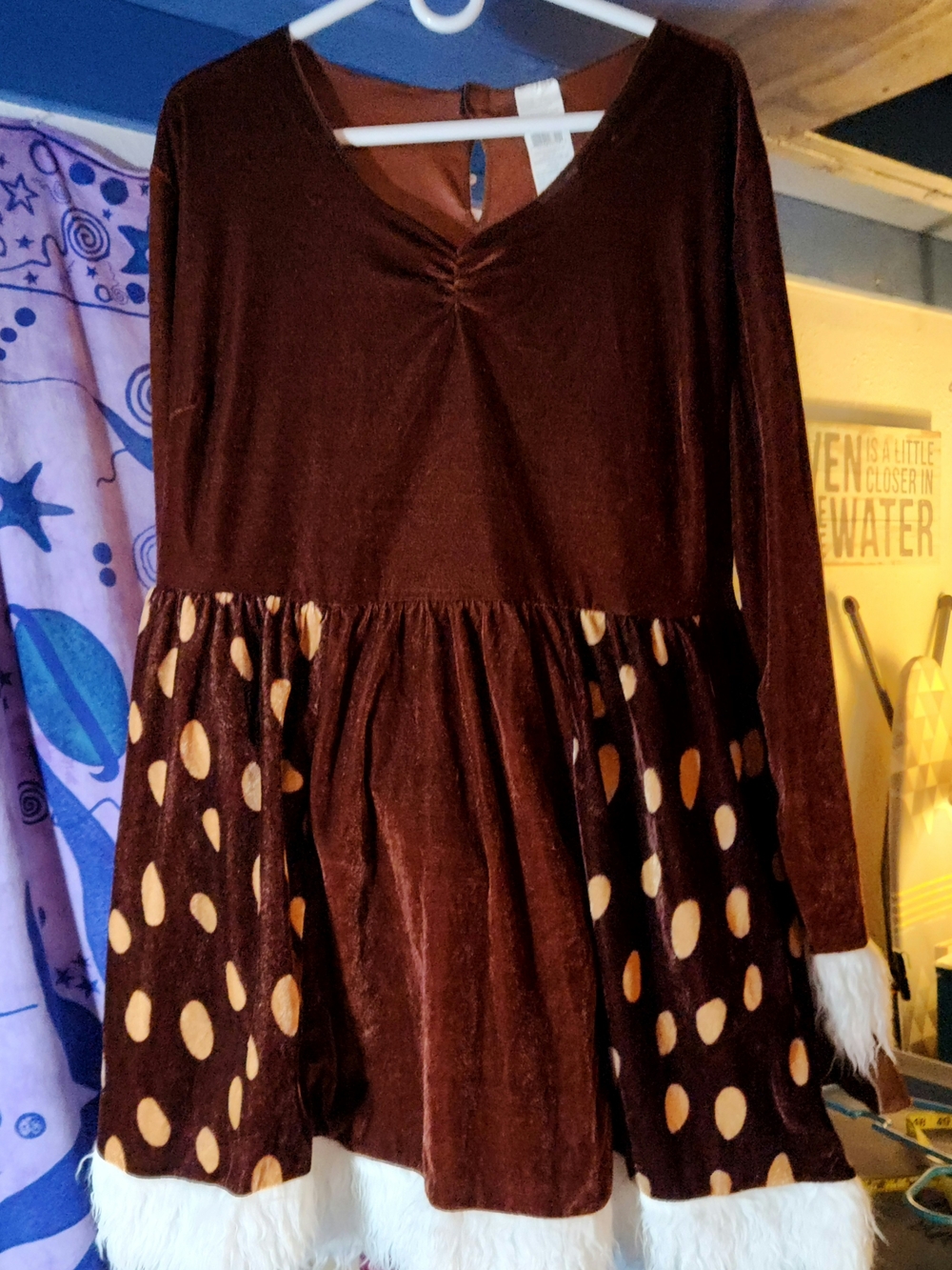 Walmart Women's XL "Deer Me" Costume Dress. Good Condition